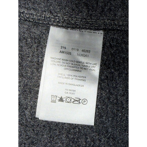 Columbia Steens Mountain Fleece Vest Mens XL Gray Full Zip Pocket Outdoor Hiking - Picture 5 of 6